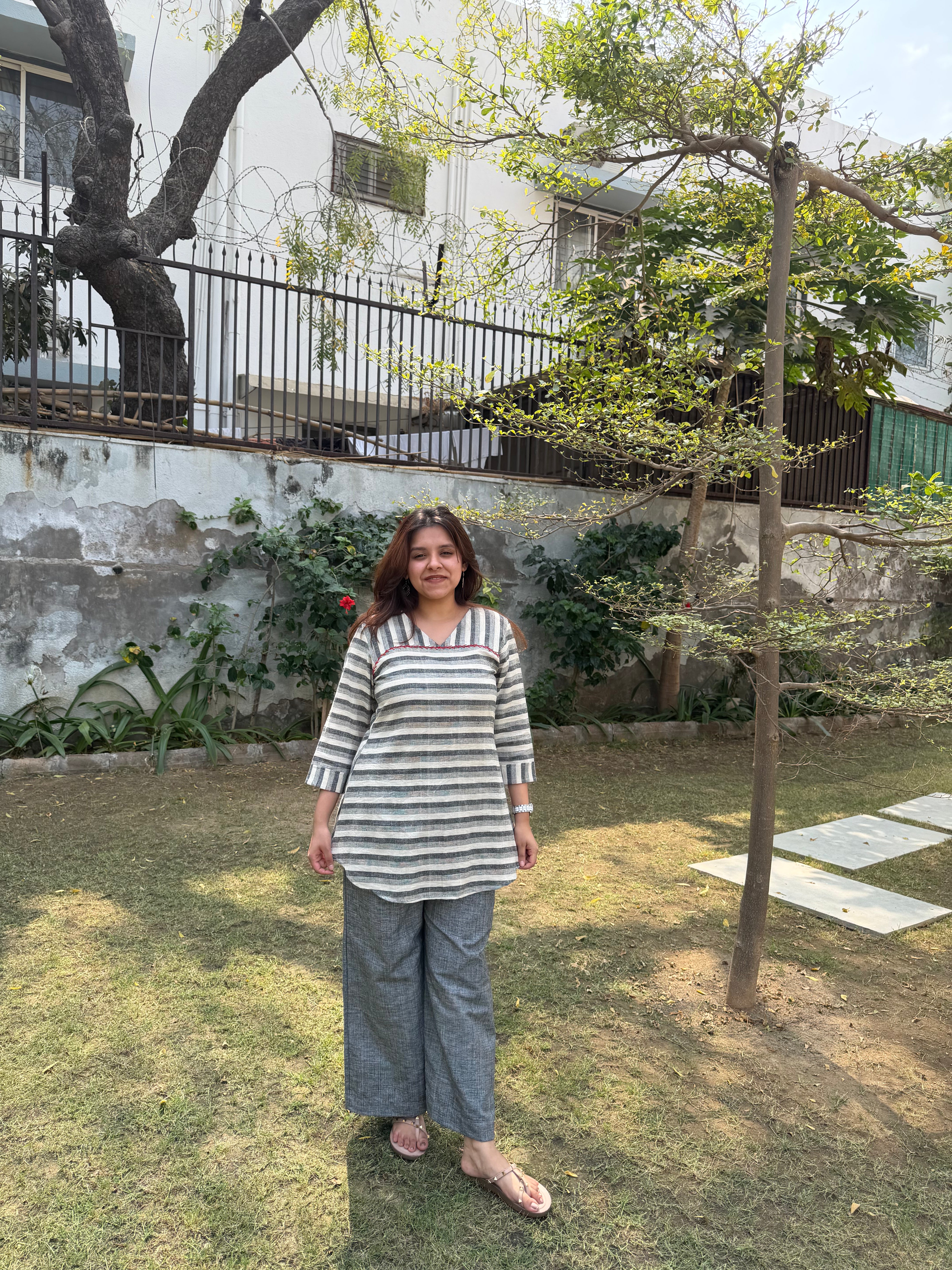 Kala Cotton Hand Embroidered Top
