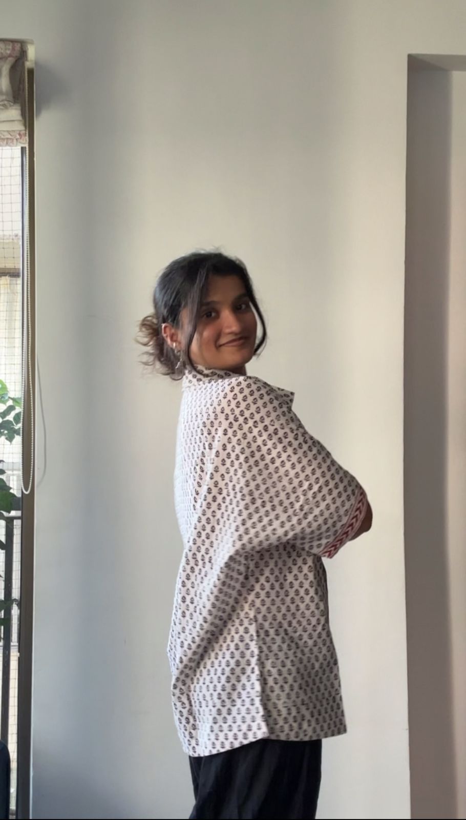 Handblock Printed Shirt With Pure Cotton Material