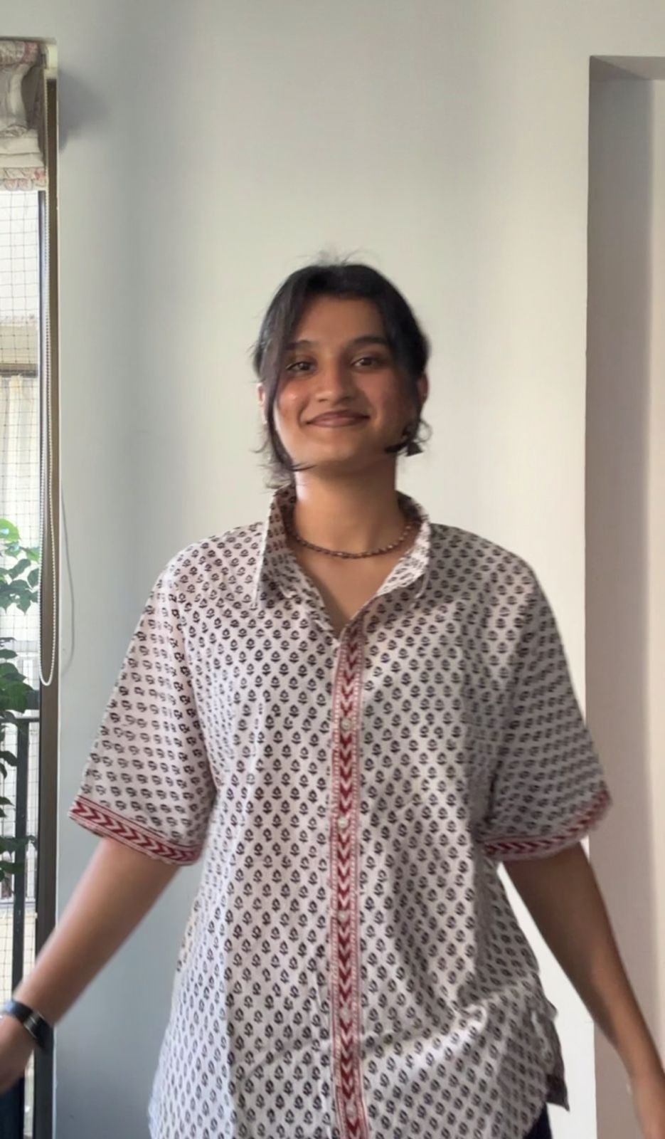 Handblock Printed Shirt With Pure Cotton Material